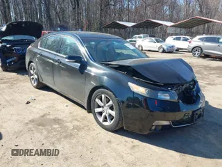 2012 Acura TL Tech Auto with VIN 19UUA8F52CA010917, listed as a IAAI auction lot 41646090 with 151,298 mi miles. Bid and sale history available at carsss.com. Image 1.