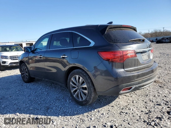 2014 Acura MDX Technology z VIN 5FRYD3H60EB007801, wystawiony jako Copart lot #87442894 z przebiegiem 157 633 mil mil oraz Szkoda całkowita • Salvage title. Historia ofert i sprzedaży dostępna na DreamBid. Obrazek 2.