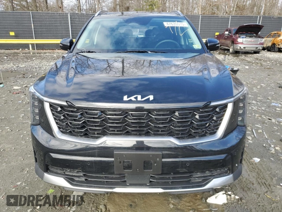 2025 Kia Sorento Hybrid EX with VIN KNDRHDJGXS5338773, listed as a Copart auction lot 47635515 with 2,904 mi miles and Salvage Title. Bid and sale history available at carsss.com. Image 5.