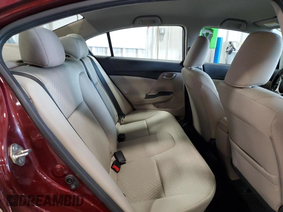 2015 Honda Civic LX with VIN 2HGFB2F50FH505934, listed as a Copart auction lot 56029315 with 66,355 mi miles and Salvage title. Bid and sale history available at DreamBid. Image 10.