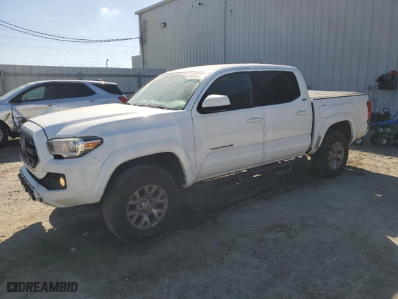 2017 Toyota Tacoma SR5 with VIN 5TFAZ5CN8HX025715, listed as a Copart auction lot 48696055 with 105,872 mi miles and Salvage Title. Bid and sale history available at carsss.com. Image 1.