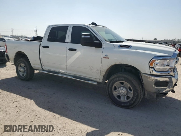 2024 Ram 2500 Tradesman with VIN 3C6UR5CL0RG317948, listed as a Copart auction lot 49106985 with 7,860 mi miles and Salvage Title. Bid and sale history available at carsss.com. Image 4.