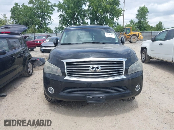 2012 Infiniti QX56 7-passenger with VIN JN8AZ2NE5C9022302, listed as a IAAI auction lot 42747984 with 165,526 mi miles and . Bid and sale history available at DreamBid. Image 12.