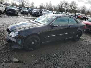 2007 Mercedes-Benz CLK-Class 5.5L with VIN WDBTJ72H07F214885, listed as a Copart auction lot 45530535 with 118,548 mi miles and Clean Title. Bid and sale history available at carsss.com. Image 1.