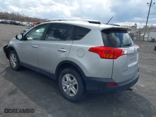 2014 Toyota RAV4 LE with VIN JTMBFREV7ED063628, listed as a IAAI auction lot 41931380 with 117,542 mi miles. Bid and sale history available at carsss.com. Image 3.