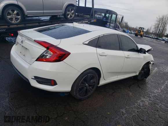 2017 Honda Civic Sedan EX-T with VIN 2HGFC1F36HH639534, listed as a Copart auction lot 86402534 with 0 mi miles and Salvage Title. Bid and sale history available at carsss.com. Image 3.