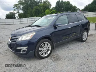 2015 Chevrolet Traverse LT with VIN 1GNKRGKD7FJ110870, listed as a Copart auction lot 58487805 with 170,284 mi miles and Salvage title. Bid and sale history available at DreamBid. Image 1.
