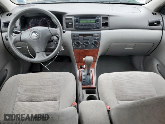 2006 Toyota Corolla CE with VIN 2T1BR32E06C635243, listed as a Copart auction lot 55231625 with 102,081 mi miles and Salvage Title. Bid and sale history available at DreamBid. Image 8.