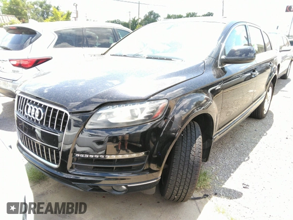 2014 Audi Q7 Premium Plus with VIN WA1LGBFE8ED016688, listed as a IAAI auction lot 42717215 with 61,517 mi miles and . Bid and sale history available at DreamBid. Image 17.