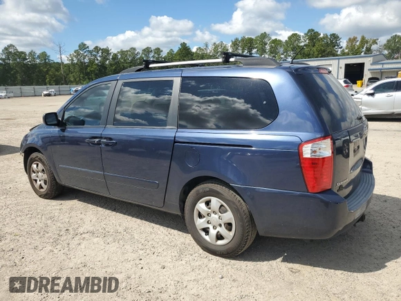 2009 Kia Sedona LX with VIN KNDMB233X96286866, listed as a Copart auction lot 72221534 with 157,212 mi miles and Salvage Title. Bid and sale history available at DreamBid. Image 2.