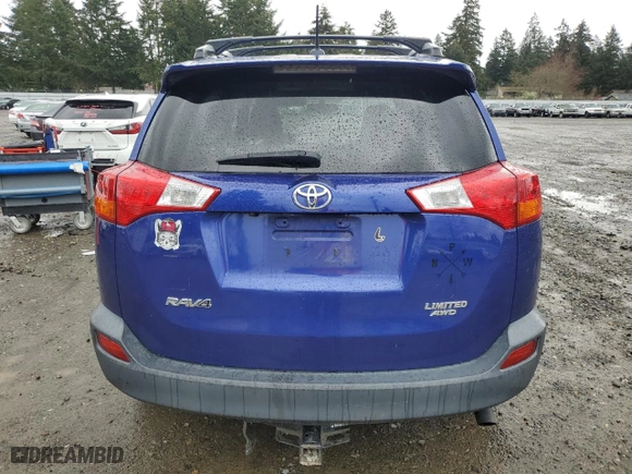 2015 Toyota RAV4 Limited with VIN 2T3DFREV3FW314092, listed as a Copart auction lot 51000815 with 118,597 mi miles and Salvage Title. Bid and sale history available at carsss.com. Image 6.