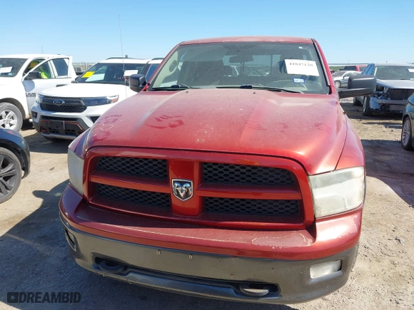 2009 Dodge Ram 1500 SLT with VIN 1D3HB18P39S772361, listed as a IAAI auction lot 41847120 with 167,054 mi miles. Bid and sale history available at carsss.com. Image 12.