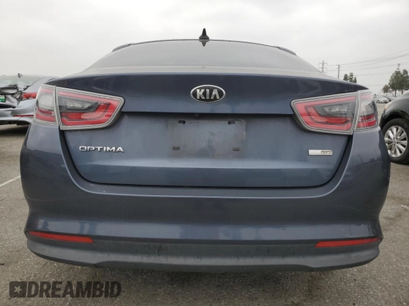 2015 Kia Optima with VIN KNAGM4AD2F5079501, listed as a Copart auction lot 55307585 with 113,136 mi miles and Salvage Title. Bid and sale history available at DreamBid. Image 6.