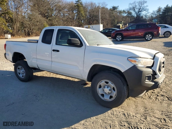 2021 Toyota Tacoma 2WD SR with VIN 3TYRX5GNXMT015114, listed as a Copart auction lot 87820125 with 75,961 mi miles and Salvage Title. Bid and sale history available at carsss.com. Image 4.