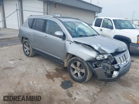 2016 Jeep Compass High Altitude with VIN 1C4NJDEBXGD730764, listed as a IAAI auction lot 42371491 with 125,302 mi miles and . Bid and sale history available at DreamBid. Image 1.