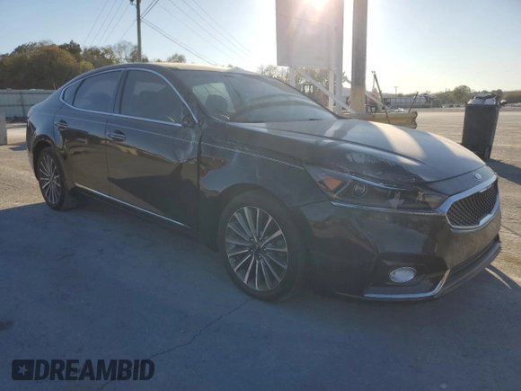 2017 Kia Cadenza Premium with VIN KNALC4J13H5089724, listed as a Copart auction lot 76076314 with 82,669 mi miles and Salvage Title. Bid and sale history available at carsss.com. Image 4.