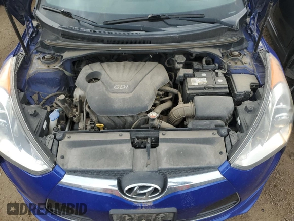 2013 Hyundai Veloster RE:MIX with VIN KMHTC6AD2DU160478, listed as a Copart auction lot 49934565 with 120,700 mi miles and Salvage Title. Bid and sale history available at carsss.com. Image 12.