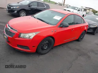 2014 Chevrolet Cruze LS with VIN 1G1PA5SG1E7182561, listed as a IAAI auction lot 41818810 with 162,415 mi miles and . Bid and sale history available at DreamBid. Image 2.