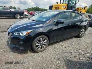 2021 Nissan Versa SV with VIN 3N1CN8EV4ML879872, listed as a Copart auction lot 61472365 with 116,627 mi miles and Salvage title. Bid and sale history available at DreamBid. Image 1.