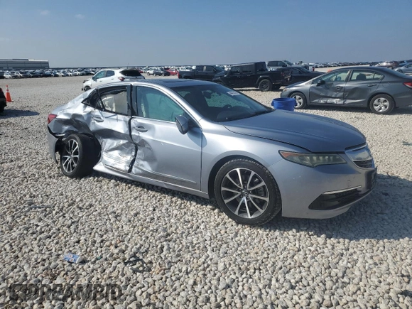2016 Acura TLX V6 with VIN 19UUB2F35GA003829, listed as a Copart auction lot 44082455 with 85,650 mi miles and Salvage Title. Bid and sale history available at carsss.com. Image 4.
