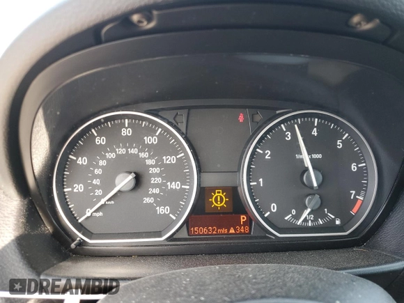 2013 BMW 1 Series 128i with VIN WBAUP7C58DVP24487, listed as a Copart auction lot 80298334 with 150,632 mi miles and Clean Title. Bid and sale history available at carsss.com. Image 9.