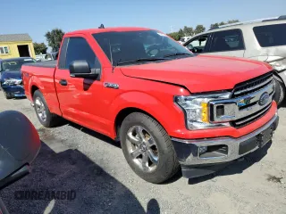 2019 Ford F-150 XL with VIN 1FTMF1E57KKC36789, listed as a Copart auction lot 69457224 with 26,509 mi miles and Salvage title. Bid and sale history available at DreamBid. Image 4.