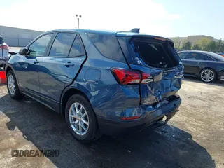 2024 Chevrolet Equinox LS with VIN 3GNAXHEG7RL221848, listed as a IAAI auction lot 41916003 with 10,249 mi miles and . Bid and sale history available at DreamBid. Image 3.