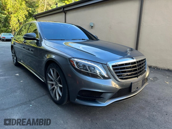2017 Mercedes-Benz S 550 with VIN WDDUG8FBXHA341129, listed as a Copart auction lot 44324725 with 64,190 mi miles and Clean Title. Bid and sale history available at carsss.com. Image 1.