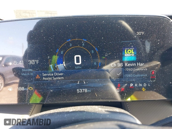 2025 Chevrolet Equinox FWD LT with VIN 3GNAXHEG2SL131819, listed as a IAAI auction lot 41700937 with 5,378 mi miles and . Bid and sale history available at DreamBid. Image 7.