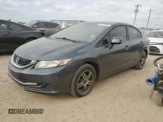 2013 Honda Civic LX z VIN 2HGFB2F55DH300459, wystawiony jako Copart lot #53210385 z przebiegiem 161 534 mil mil oraz Czysty tytuł • Clean title. Historia ofert i sprzedaży dostępna na DreamBid. Obrazek 1.
