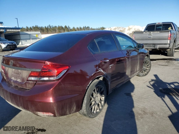 2015 Honda Civic Sedan LX with VIN 19XFB2F53FE291810, listed as a Copart auction lot 47357085 with 81,915 mi miles and Salvage Title. Bid and sale history available at carsss.com. Image 3.