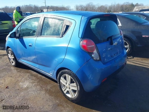 2013 Chevrolet Spark LS with VIN KL8CB6S97DC505469, listed as a IAAI auction lot 41276185 with 173,927 mi miles. Bid and sale history available at carsss.com. Image 3.