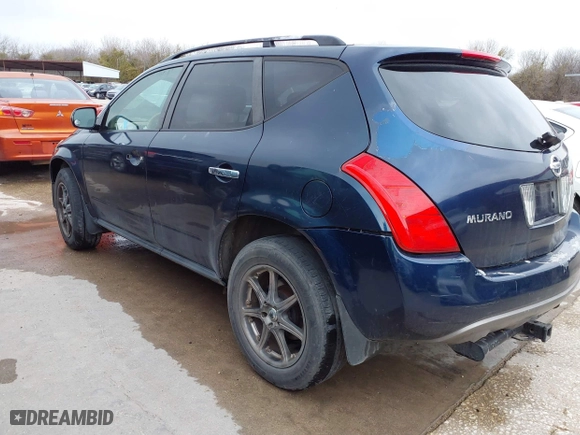 2004 Nissan Murano SE with VIN JN8AZ08WX4W340556, listed as a IAAI auction lot 41633661 with 168,570 mi miles. Bid and sale history available at carsss.com. Image 3.