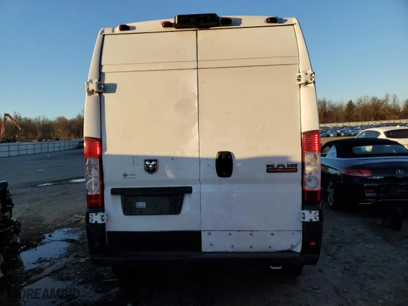 2019 Ram ProMaster Cargo Van with VIN 3C6TRVBG5KE549740, listed as a Copart auction lot 84484284 with 0 mi miles and Salvage Title. Bid and sale history available at carsss.com. Image 6.