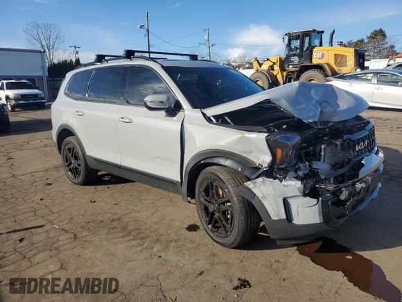 2024 Kia Telluride EX X-Line z VIN 5XYP3DGC5RG439067, wystawiony jako Copart lot #87198444 z przebiegiem 11 151 mil mil oraz Szkody całkowita. Historia ofert i sprzedaży dostępna na DreamBid. Obrazek 4.
