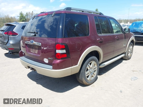 2008 Ford Explorer Eddie Bauer with VIN 1FMEU74E68UA58560, listed as a IAAI auction lot 42147660 with 230,000 mi miles and . Bid and sale history available at DreamBid. Image 4.