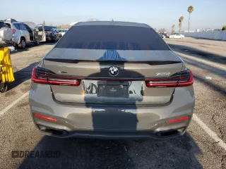 2022 BMW 7 Series 750i xDrive with VIN WBA7U2C00NCH74670, listed as a Copart auction lot 65751553 with 20,817 mi miles. Bid and sale history available at carsss.com. Image 6.