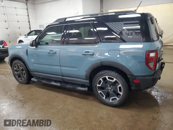 2021 Ford Bronco Sport Outer Banks with VIN 3FMCR9C69MRB27077, listed as a Copart auction lot 62323025 with 39,818 mi miles and Salvage title. Bid and sale history available at DreamBid. Image 2.