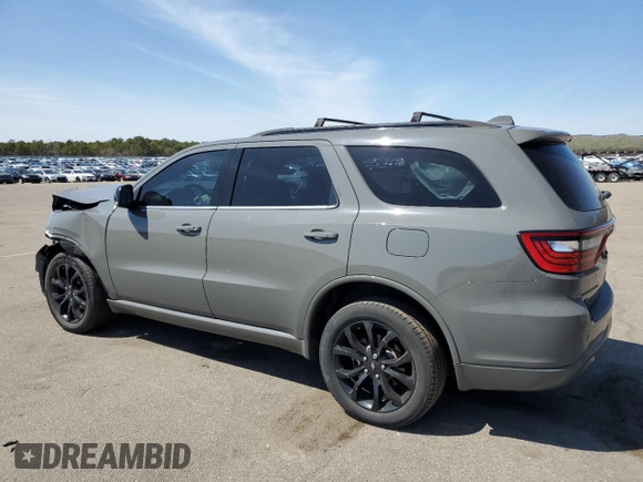 2019 Dodge Durango GT Plus with VIN 1C4RDJDG9KC754878, listed as a Copart auction lot 53489095 with 95,223 mi miles and Salvage Title. Bid and sale history available at DreamBid. Image 2.
