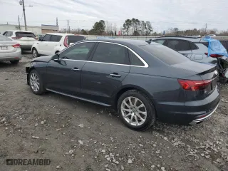 2020 Audi A4 Sedan Premium with VIN WAUGMAF43LN009282, listed as a Copart auction lot 42242395 with 58,990 mi miles and Salvage Title. Bid and sale history available at carsss.com. Image 2.