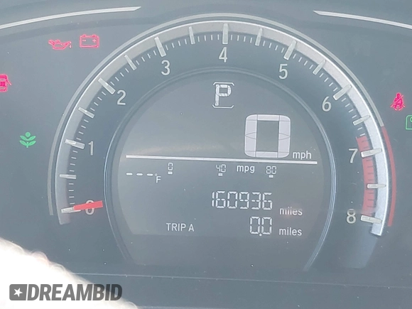 2017 Honda Civic Sedan LX with VIN 2HGFC2F57HH568416, listed as a IAAI auction lot 41812251 with 160,936 mi miles. Bid and sale history available at carsss.com. Image 15.