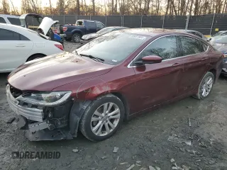2015 Chrysler 200 Limited with VIN 1C3CCCAB0FN574474, listed as a Copart auction lot 47835205 with 168,282 mi miles and Non Repairable. Bid and sale history available at carsss.com. Image 1.