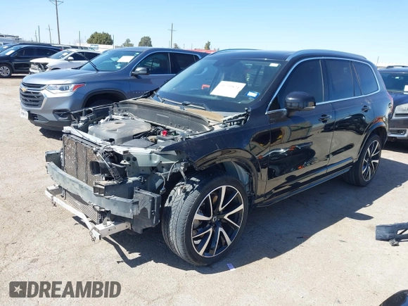 2022 Volvo XC90 Momentum with VIN YV4A22PK5N1809624, listed as a IAAI auction lot 41739824 with 105,778 mi miles. Bid and sale history available at carsss.com. Image 2.