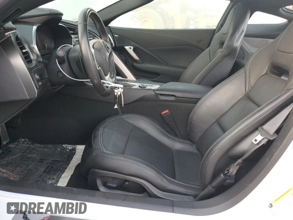 2019 Chevrolet Corvette Grand Sport 1LT with VIN 1G1YW2D77K5114077, listed as a Copart auction lot 76626264 with 4,194 mi miles and Salvage title. Bid and sale history available at DreamBid. Image 7.