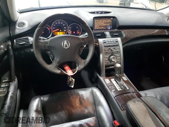 2011 Acura RL Technology with VIN JH4KB2F62BC000219, listed as a Copart auction lot 52170875 with 189,190 mi miles and Salvage Title. Bid and sale history available at DreamBid. Image 8.
