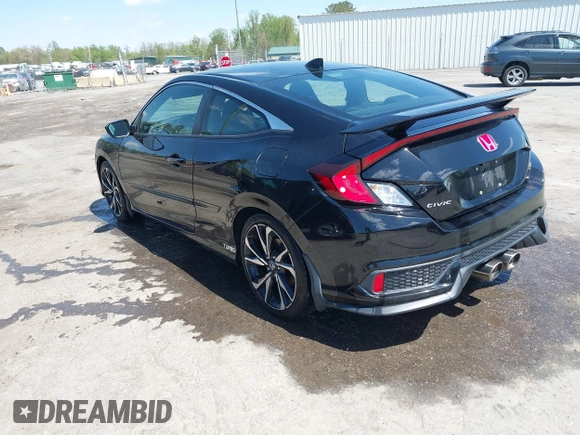 2017 Honda Civic Si with VIN 2HGFC3A53HH753043, listed as a IAAI auction lot 41984337 with 77,043 mi miles and . Bid and sale history available at DreamBid. Image 3.