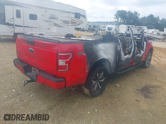 2020 Ford F-150 XL with VIN 1FTEW1E50LKF51195, listed as a IAAI auction lot 41969502 with Not provided miles and . Bid and sale history available at DreamBid. Image 4.