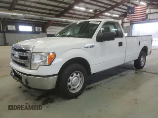 2014 Ford F-150 XL with VIN 1FTNF1CF4EKE27994, listed as a Copart auction lot 52260405 with 282,140 mi miles and Clean Title. Bid and sale history available at carsss.com. Image 1.