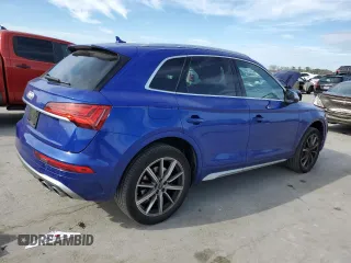 2021 Audi SQ5 Premium Plus with VIN WA1A4AFYXM2050467, listed as a Copart auction lot 78680954 with 22,929 mi miles and Clean Title. Bid and sale history available at carsss.com. Image 3.