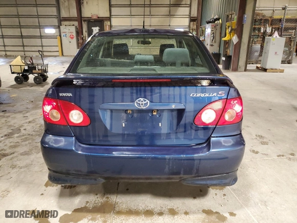 2008 Toyota Corolla CE with VIN 1NXBR32E18Z997129, listed as a Copart auction lot 51694685 with 168,140 mi miles and Clean Title. Bid and sale history available at carsss.com. Image 6.